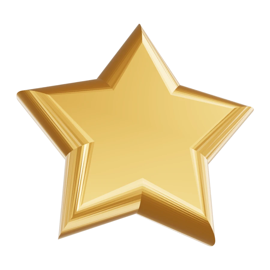 Brinco Studex Estrela Pequena Dourado